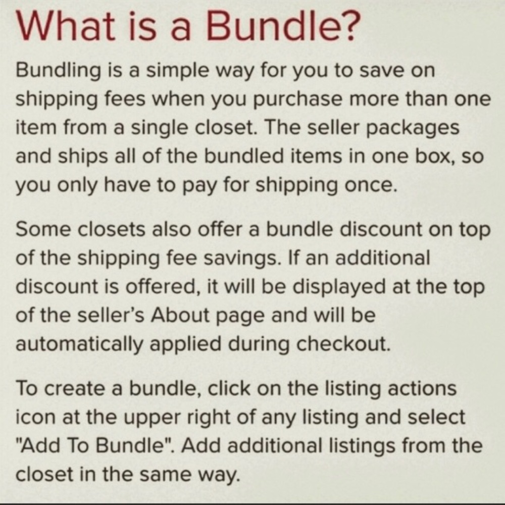 Bundle To Save And Get The Most Out Of Shipping. - image 1